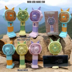 MINI FAN HAND HELD MIX COLOR HK59