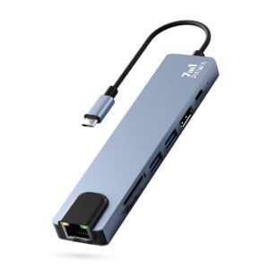 PAWA 7IN1 USB-C HUB WITH 4K HDMI 100W PW-TCHUB714