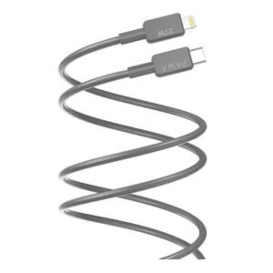PAWA EL CARO SERIES USB-C LIGHTNING 27W 1.2M GRAY PW-12BD27CL-GY