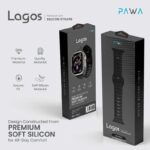 PAWA LAGOS ULTRA BLACK WATCH STRAP 45 & 49MM PW-WLLS49IW-ULBK