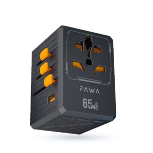 PAWA UNIVERSAL GAN 65W TRAVEL ADAPTER PW-TCUTA65W-BK