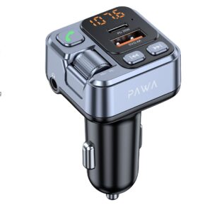PAWA WIRELESS FM TRANSMITTER CAR CHARGER PD30W PW-FM16PD30