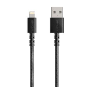 ANKER POWERLINE SELECT+ USB A CABLE WITH LIGHTNING CONNECTOR 3FT BLACK A8012H12