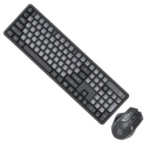 PORODO GAMING DESIGN WIRELESS KEYBOARD MOUSE SET PDX225-WHB