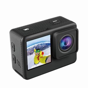PORODO UHD DUAL DISPLAY ACTION CAMERA BLACK PD-4KACAM-BK