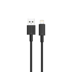 PORODO USB A TO LIGHTNING DURABLE CHARGING CABLE 3M BLACK PD-CBL0006-BK