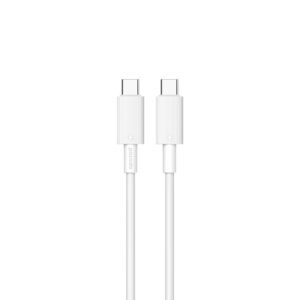 PORODO USB C TO USB C DURABLE CHARGING CABLE PD 60W 1.2M WHITE PD-CBL0003-WH