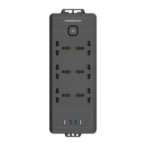 POWEROLOGY 6AC 2500W POWER STRIP 3M CORD PWCUQC034