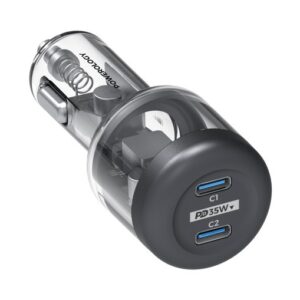 POWEROLOGY QUICK CHARGE CRYSTALLINE SERIES CAR CHARGER PD 35W PCCSR011