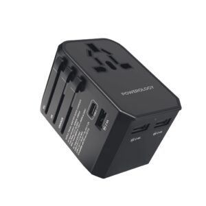 POWEROLOGY UNIVERSAL MULTIPORT TRAVEL CHARGER PD45W P45PDUTVBK