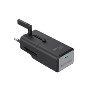RAVPOWER NANO 30W UNIVERSAL ADAPTER FOR 190 COUNTRIES RP-PC1060