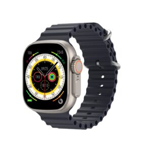 RIVERSONG MOTIVE 5T TITANIUM+BLACK STRAP SMARTWATCH SW506