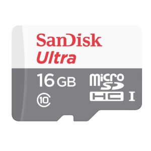 SANDISK ULTRA MICRO SDHC UHS-I CARD 16GB SDSQUNS-016-GN3MN