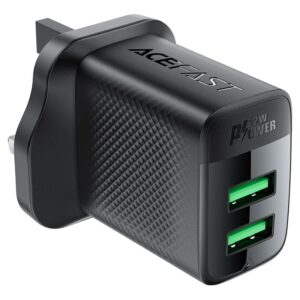 ACEFAST 12W USB A + USB A DUAL PORT CHARGER A87