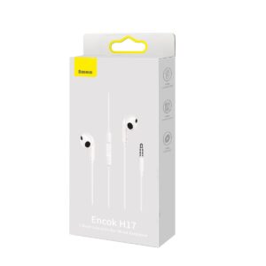 BASEUS ENOCK H17 3.5MM LATERAL IN EAR WIRED EARPHONE NGCR020002