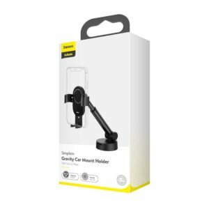 BASEUS SIMPLISM GRAVITY CAR MOUNT HOLDER WITH SUCTION BASE SUYL-JY01