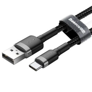BASEUS USB TO TYPE C CABLE 2M CAFULE BLACK CATKLF-CG1
