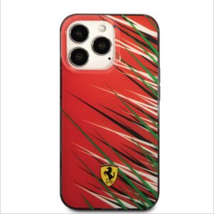 FERRARI HC PC/TPU GRASS PRINT 14 PRO RED FEHCP14LYPER