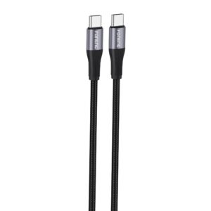FONENG FAST CHARGING CABLE 60W TYPE C TO TYPE C 1M BLACK X112