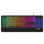 HAVIT GAMENOTE MULTIFUNCTION BACKLIT KEYBOARD HVKB-KB488L-SP-BK