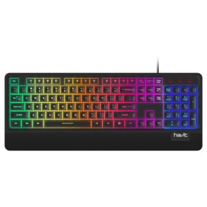 HAVIT GAMENOTE MULTIFUNCTION BACKLIT KEYBOARD HVKB-KB488L-SP-BK