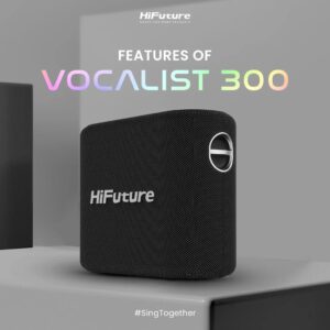 HIFUTURE SPEAKER VOCALIST 300 DUAL WIRELESS MICROPHONES BLACK