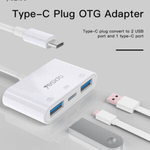 YESIDO OTG ADAPTER TYPE C TO USB 3.0 & PD QUICK CHARGE GS17