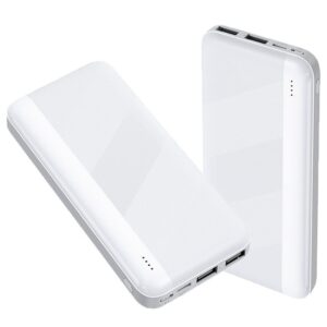 LAPWINGS 10000MAH POWERBANK DUAL PORT WHITE SPB315
