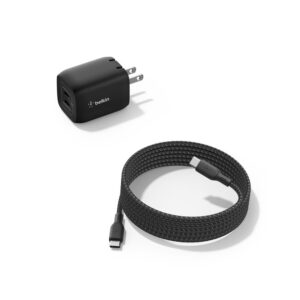 LAPWINGS 25W GAN USB C POWER KIT TYPE C TO TYPE C CABLE 1M BLACK JT-G0525C2