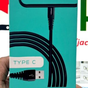LAPWINGS TYPE C TO AUX CABLE NYLON BRAIDED 1.2M BLACK LCAUX106