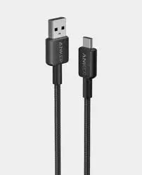 ANKER 322 USB A TO USB C CABLE 3FT BRAIDED BLACK A81H5H11